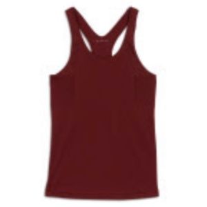 Lululemon burgundy Razorback tank top
